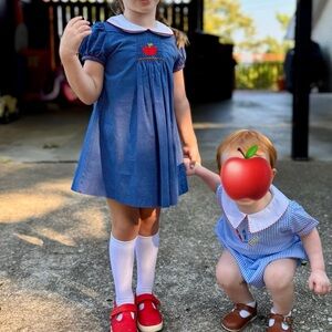 Anavini Velani Classics Back to School Dress (Size 3-4T)